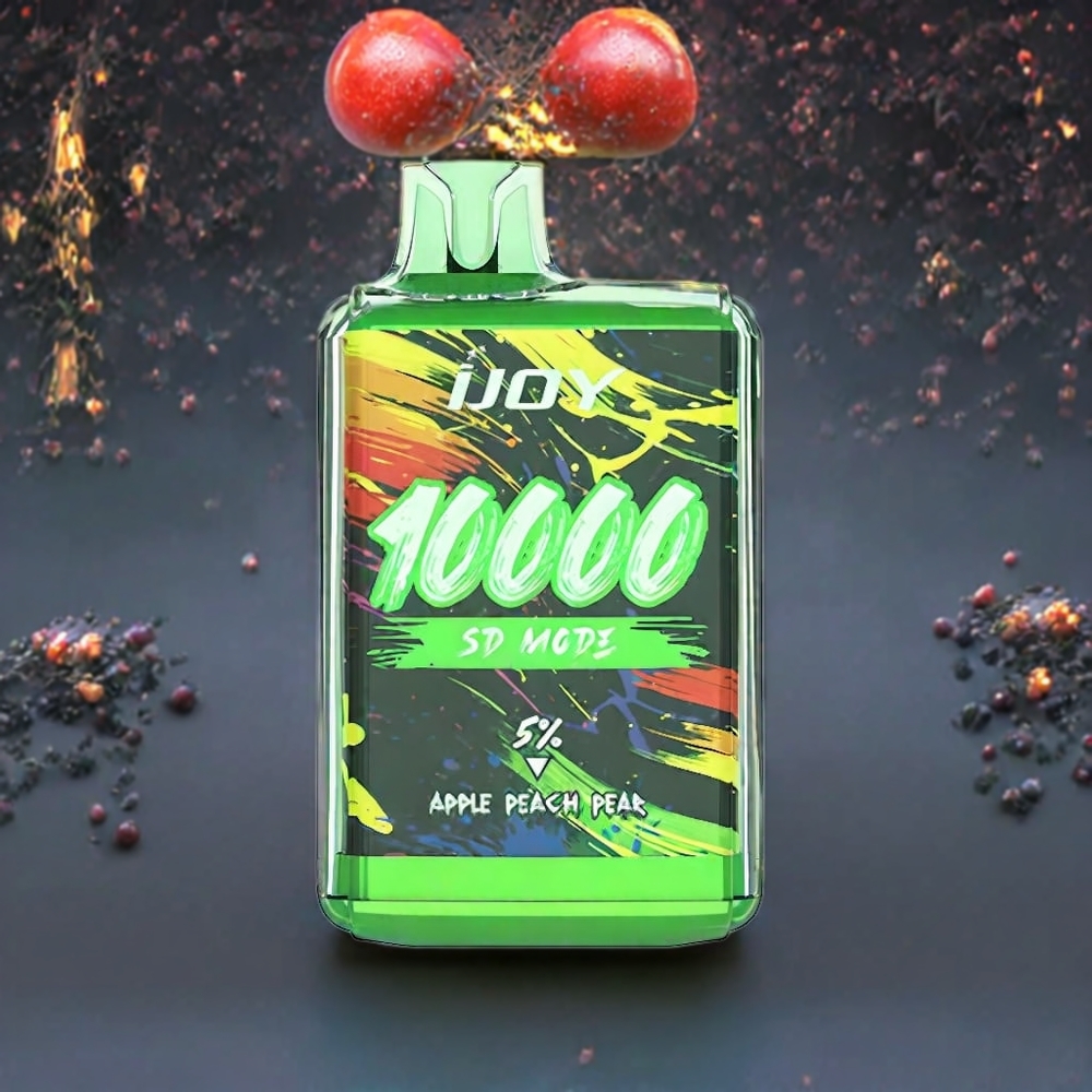IJOY SD10000 Vape jetable Pomme Pﾨﾺche Poire - 10000 Puffs, 20ml, 5% Nicotine - France Grossiste