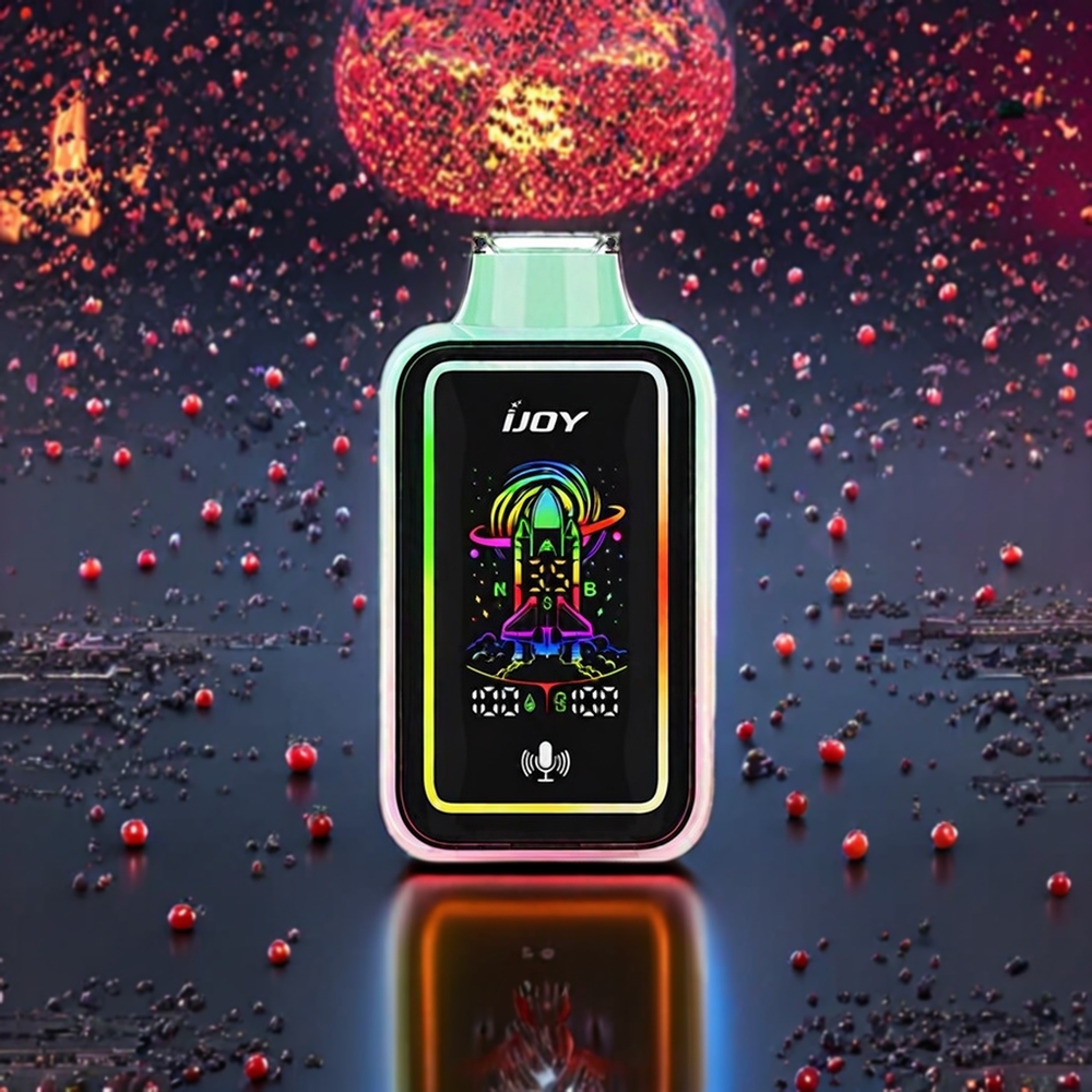 IJOY URANUS 25000 Puffs France grossiste - 20ML E-liquide, 850 mAh, Alimentation Ajustable (25w, 40w), Bonbons Pomme
