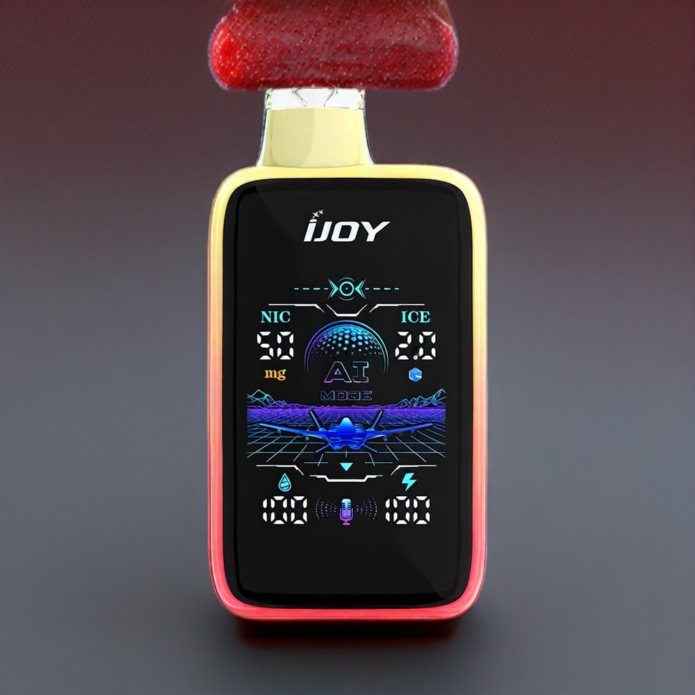 IJOY Uranus Mate 40000 Puffs France Grossiste Vape jetable - Fraise Mangue (ICE CONTROL, 20ML, TYPE-C)