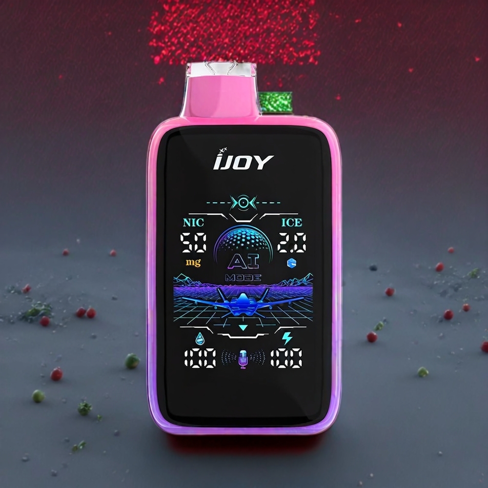 IJOY Uranus Mate 40000 Puffs France Grossiste Vape jetable Framboise Pastﾨﾨque avec Contr?le ICE et Airflow Rﾨﾦglable