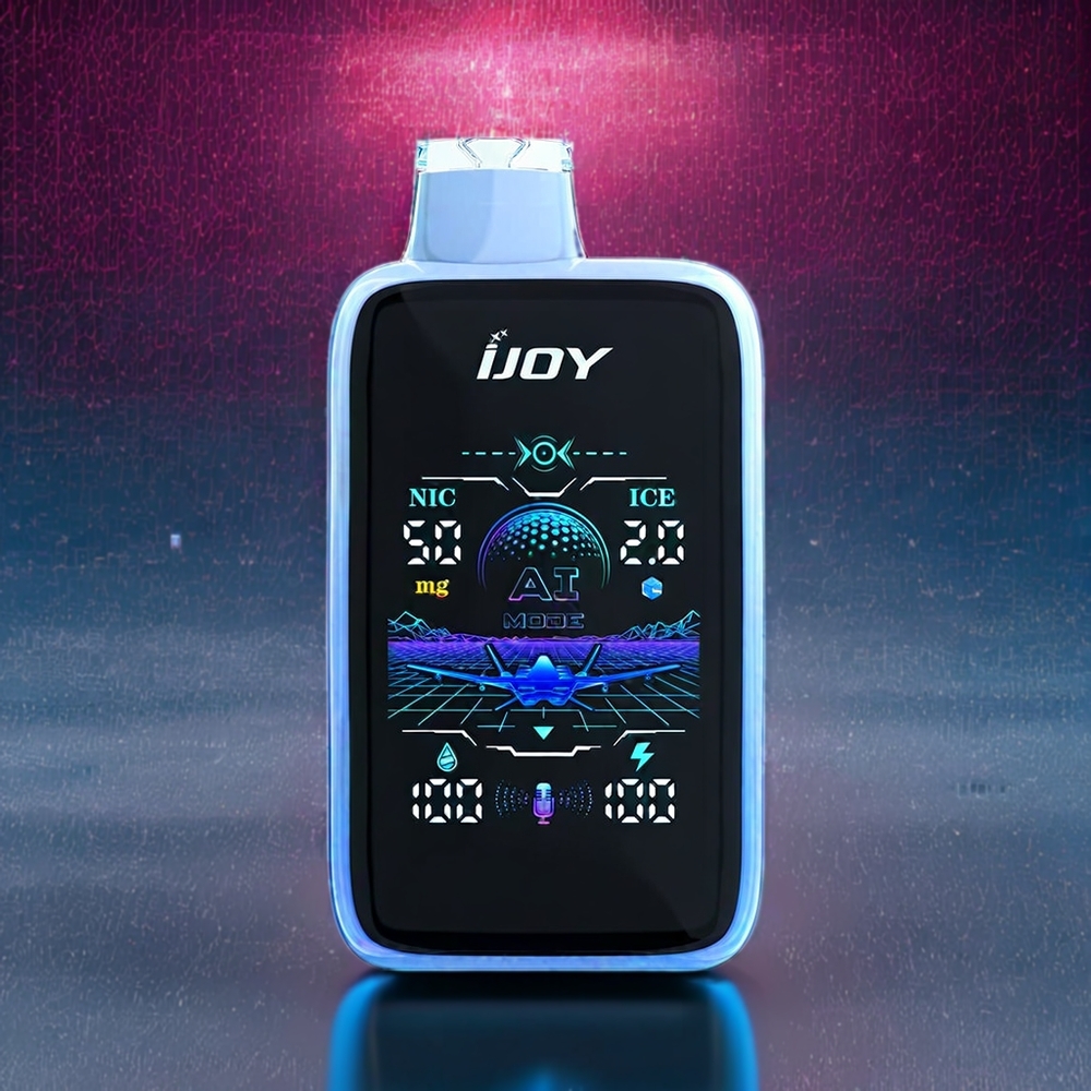 IJOY Uranus Mate 40000 Puffs Vape jetable France Grossiste - Glace Bleue Framboise avec Contr?le ICE et Airflow Rﾨﾦglable