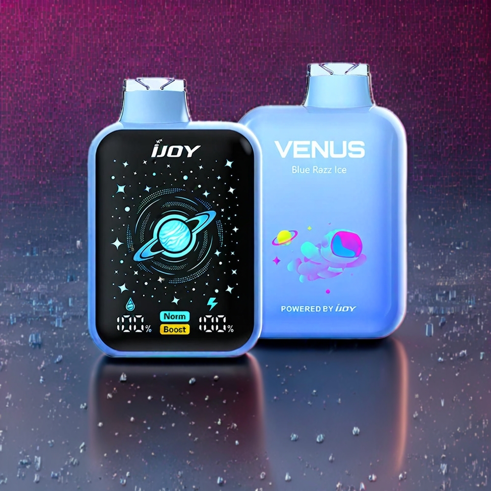 IJOY VENUS 25000 Puffs France Grossiste - 20ML 900 mAh Double Mesh 0.4 Ohm - Bleu Framboise Glacﾨﾦe