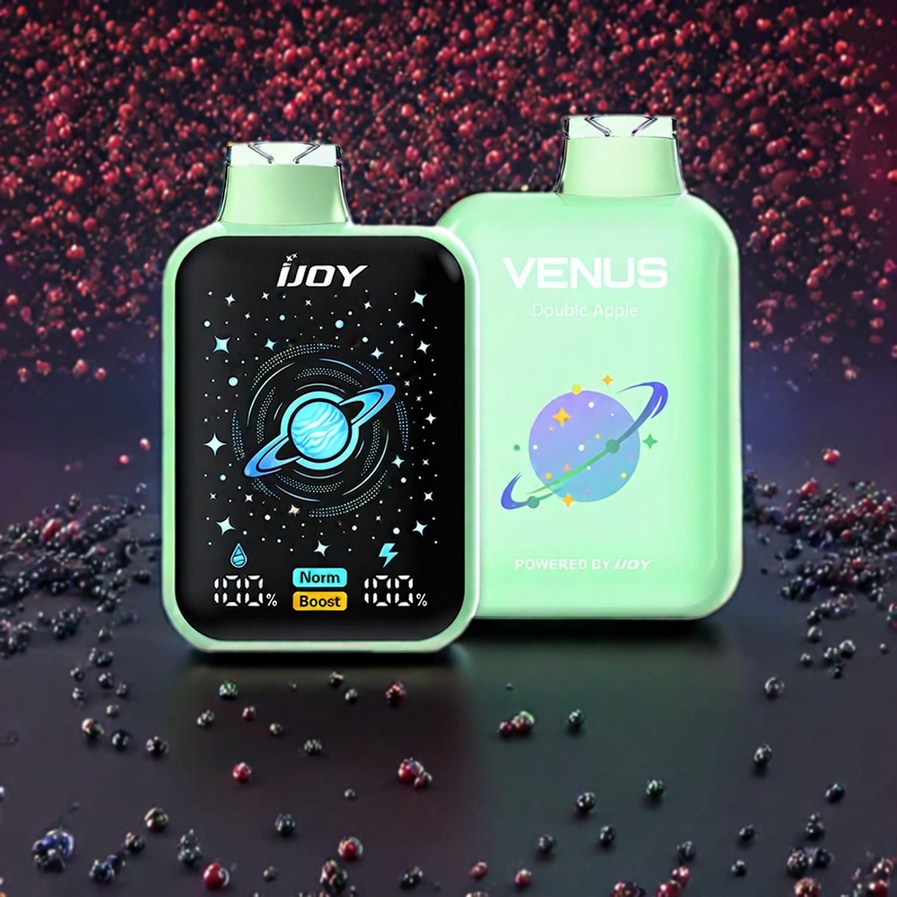 IJOY VENUS 25000 Puffs Vape jetable Double Pomme - France Grossiste - 20ML, 900 mAh, Airflow Rﾨﾦglable