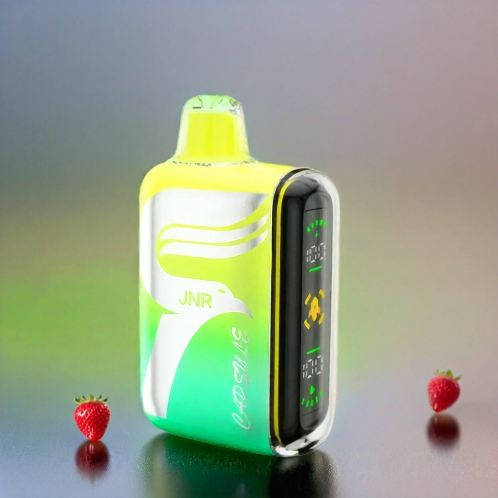 Capsule JNR 15000 Puffs France Grosiste - Mesh double, affichage LED intelligent, charge Rapide Type-C, Fulse Framboise Cerise