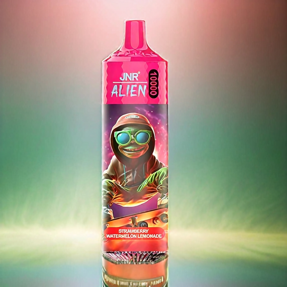Jnr Alien 10000 Puffs France Grosiste - 850mAh, 20 ml, charge de type C, Fense Pastèque Limonade RGB