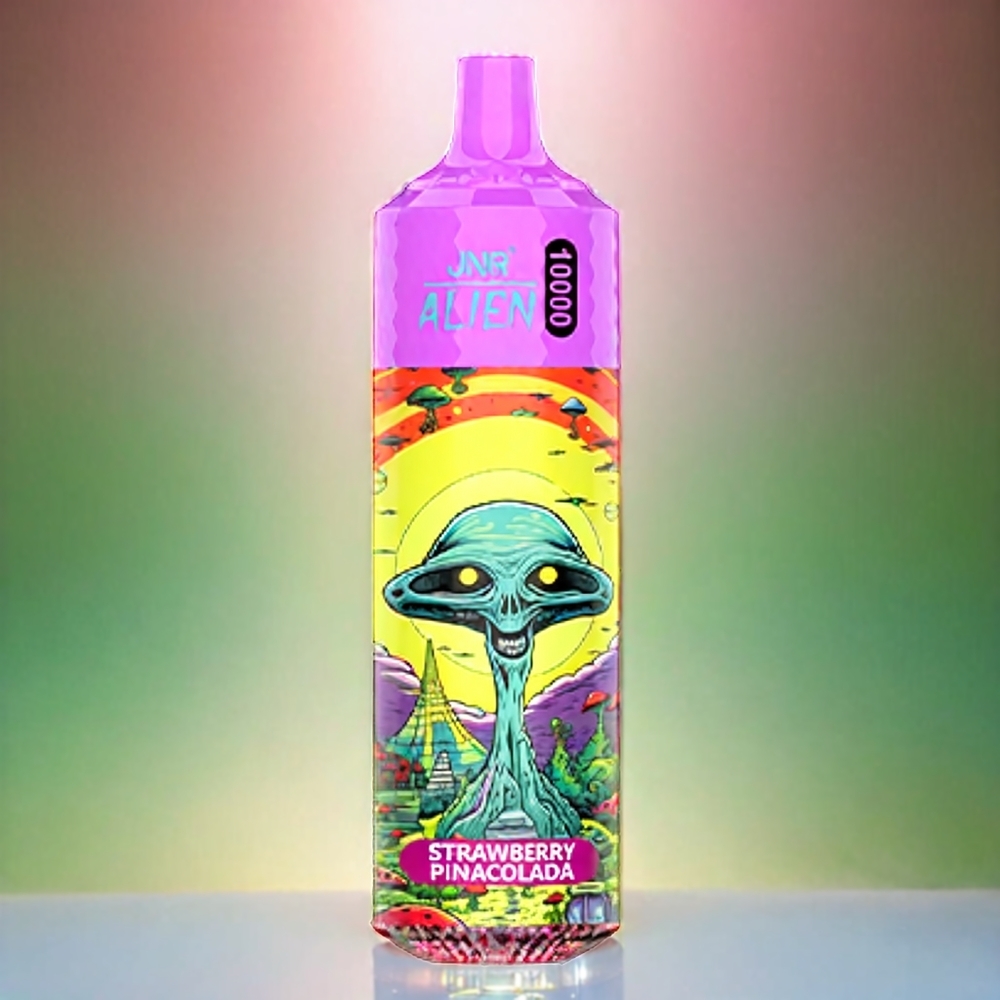 Jnr Alien 10000 Puffs France Grosiste Avec LED RGB ET FENSE PINA COLADA, 850MAH, TYPE-C