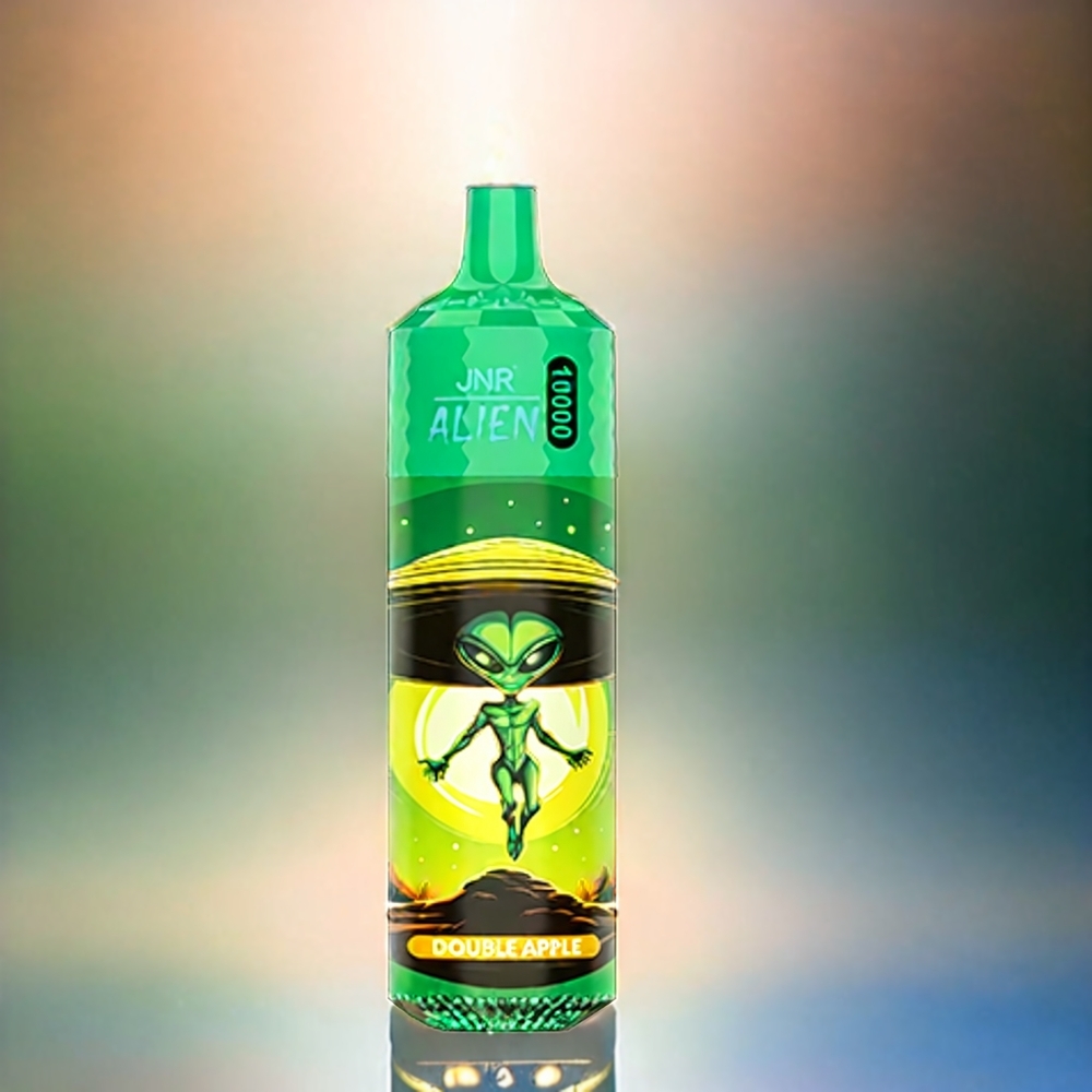 Jnr Alien 10000 Puffs France Grosiste Double Pomme Avec Batterie 850mAh et LED RGB