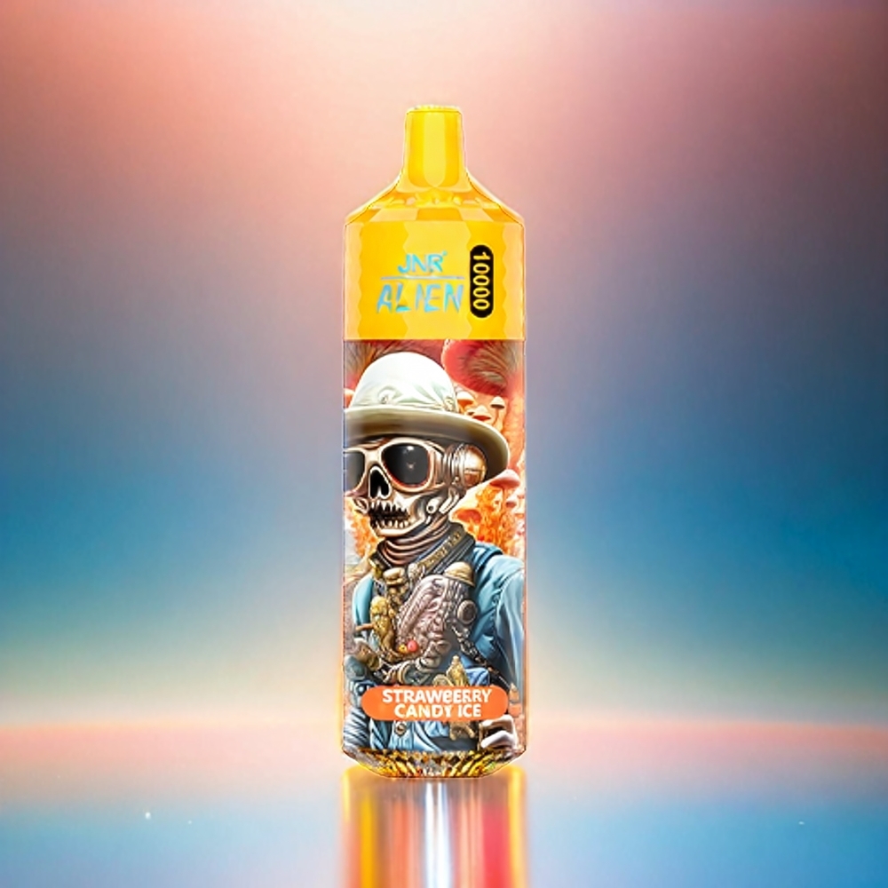 Jnr Alien 10000 Puffs France Grosiste - Flow Bontbon Glace, 850mAh, 20 ml, charge Rapide Type-C, LED RGB
