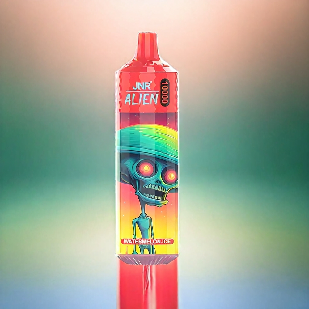 Jnr Alien 10000 Puffs France Grossiste AVEC 850mAh et 20 ml e-liquide Glace Pastèque et LED RGB