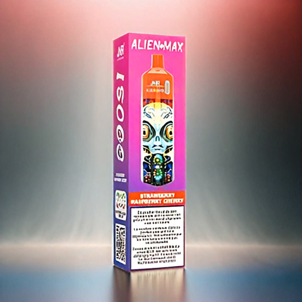 Jnr Alien Max 18000 Puffs AVEC Affichage LED Intelligent et Double Mesh Coil - France Grosiste - Fense Framboise Cerise