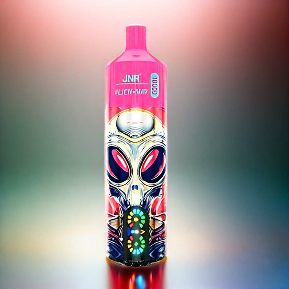 Jnr Alien Max 18000 Puffs France Grosiste AVEC Affichage LED Intelligent, Double Mesh Coil et 20 Saveurs Impressionnantes Cherry Berry
