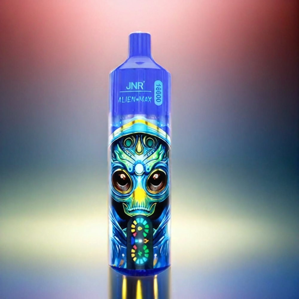 Jnr Alien Max 18000 Puffs France Grosiste - Écran LED Intelligent, Double Mesh Coil, 28ML E-Liquide, Baies Mixtes