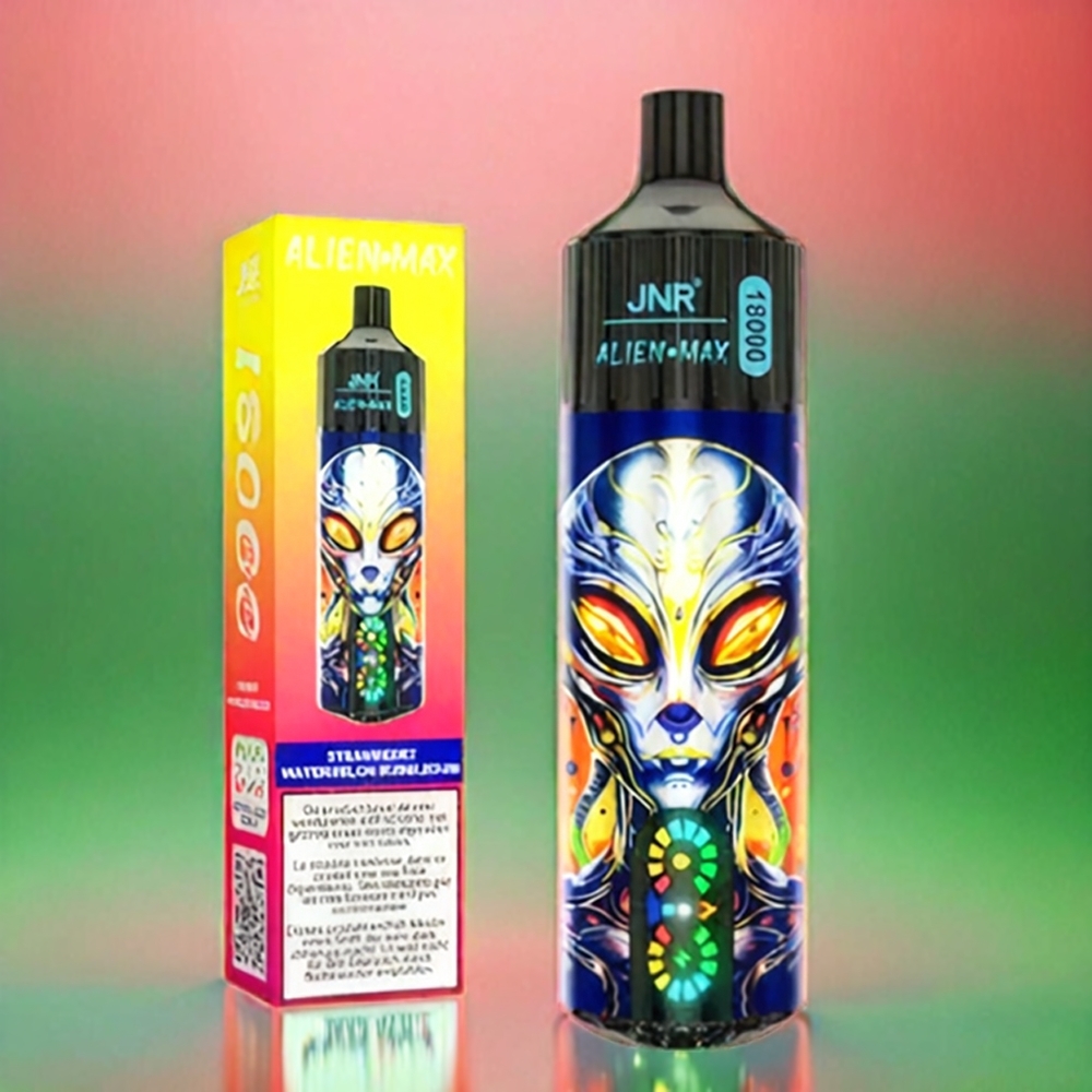 Jnr Alien Max 18000 Puffs France Grosiste - Écran LED Intelligent, bobine à double file