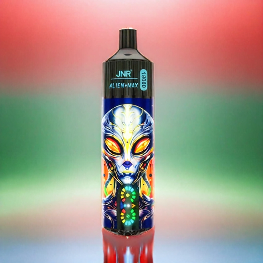 Jnr Alien Max 18000 Puffs France Grosiste - Écran LED Intelligent, bobine à double file