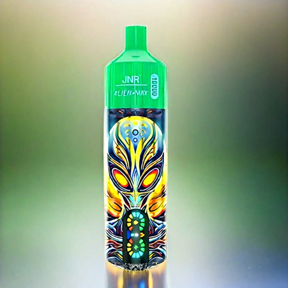 Jnr Alien Max 18000 Puffs France Grosiste - Écran LED Intelligent, double bobine en filet, 28 ml e-liquide, Type-C Charge Rapide et Myrtille Kiwi