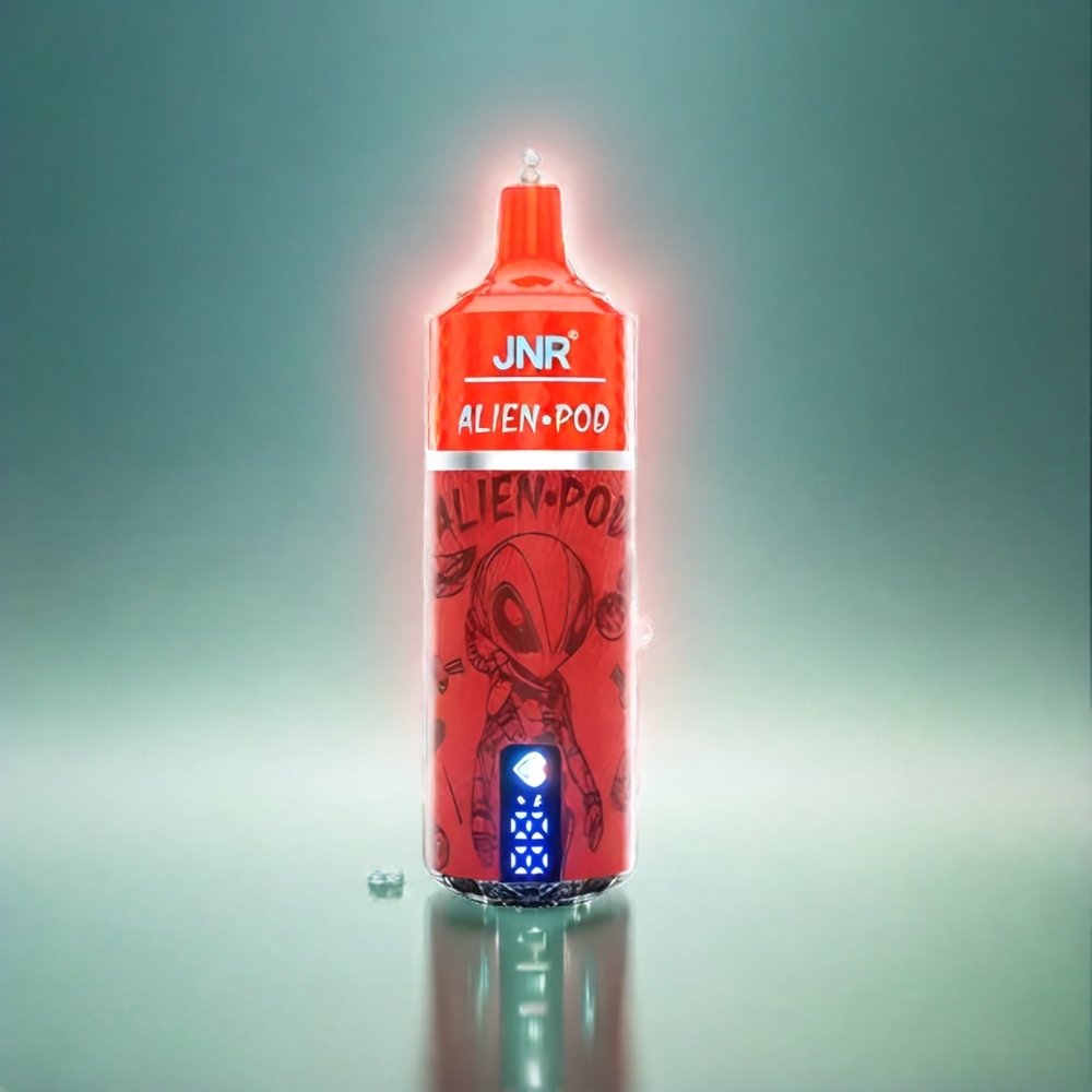 JNR Alien Pod 13000 Puffs France Grosiste - Pod Mod 850mAh 20ml E-Liquide Type-C Charge Rapide Watermelon Ice (Glace à la Pastèque)
