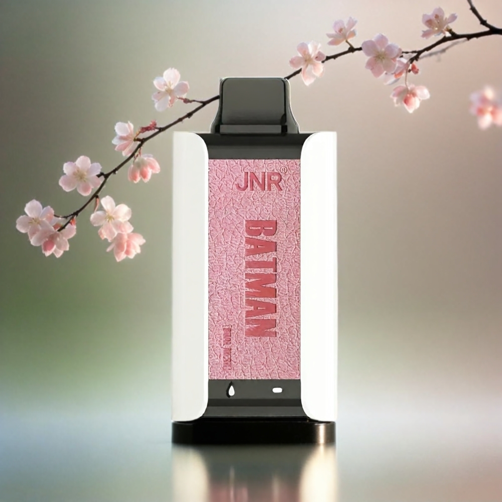 JNR Batman 11000 Puffs France Grosiste - Bobine à double mailles, charge Rapide Type-C, Sakura Raisins