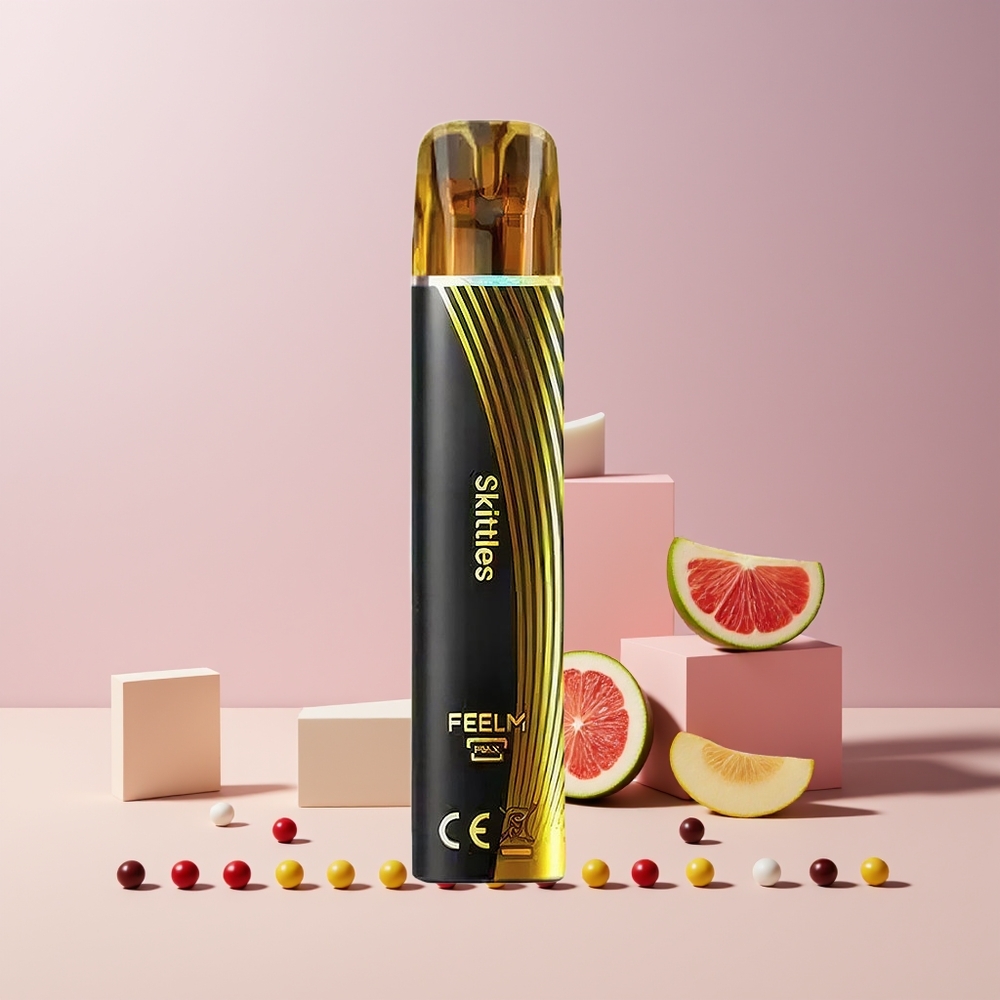 JNR Black&Golden 600+200 Puffs France grossiste Disposable Vape - 2ml, 2% Nicotine, TPD Certifié
