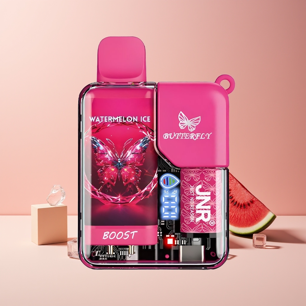 JNR Butterfly 8500 Puffs France Grossiste - 8500 Puffs, 15ml, Pastèque Glacée