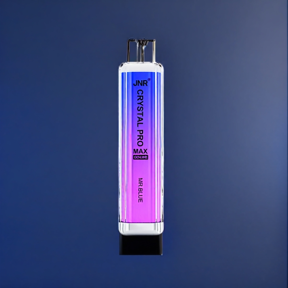 Jnr Crystal Pro Max 5000 Puffs France Grosiste AVEC 1400mAH ET 12ML E-LIQUIDE MR BLEU