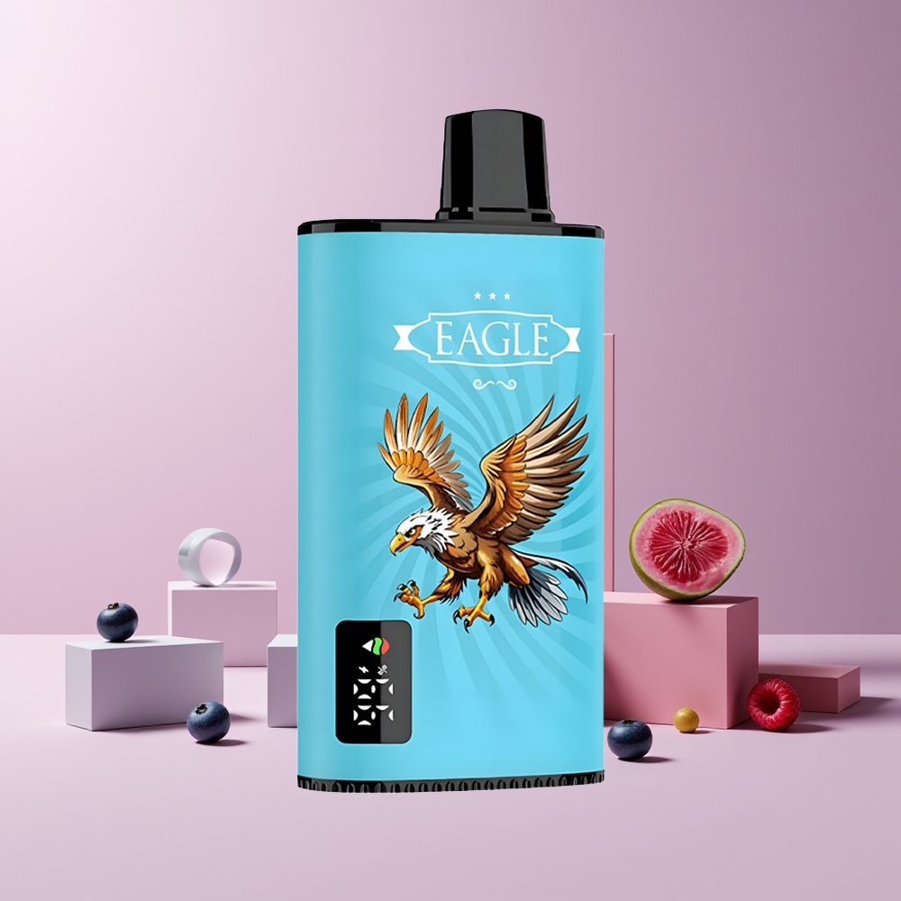 JNR EAGLE Smart 23000 Puffs France grossiste avec écran numérique, batterie 750mAh et Myrtille Framboise Acidulée