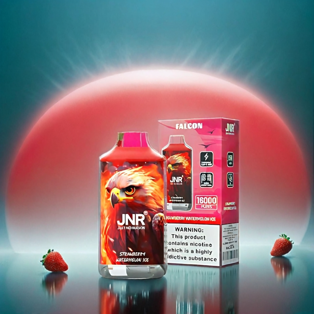 Jnr Falcon 16000 Puffs France Grosiste - 850 mAh, 22 ml, double bobine Mesh, flore passée glacée