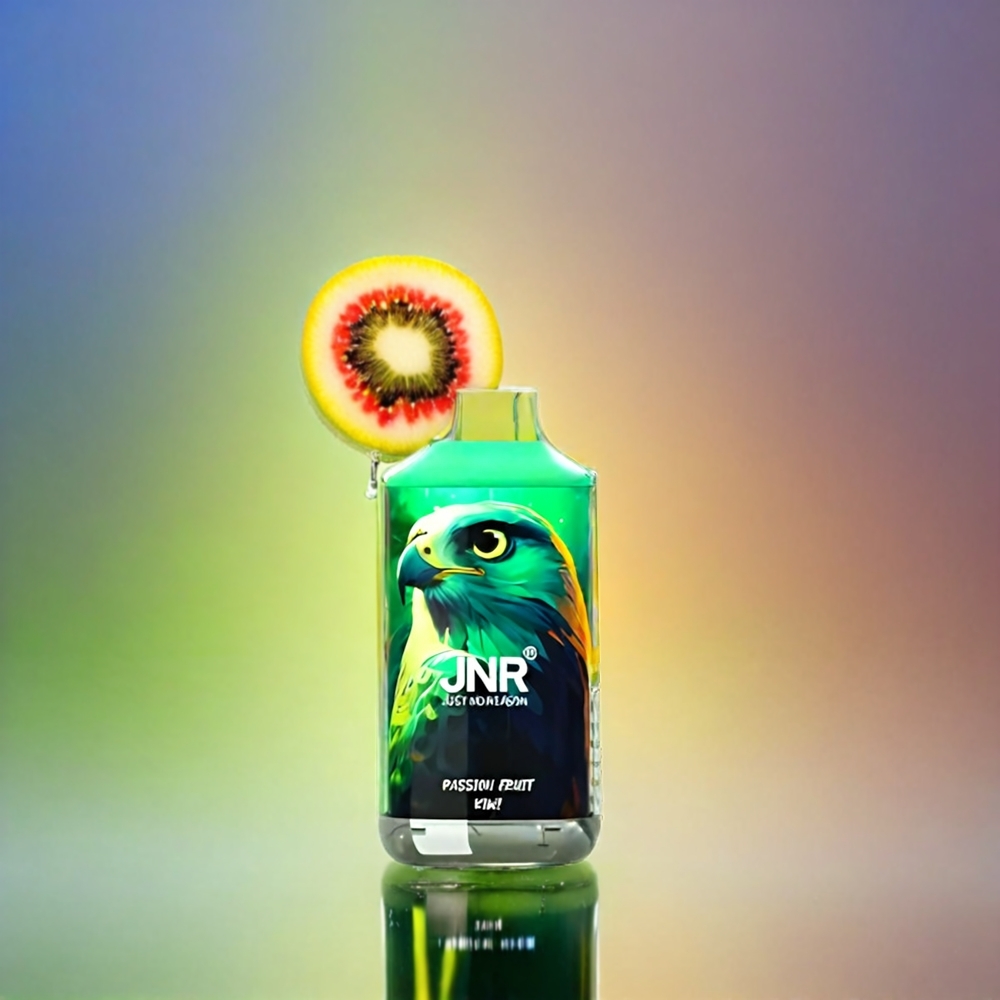 Jnr Falcon 16000 Puffs France Grosiste AVEC Affichage a conduit Intelligent et double maillage Coil Passion Fruit Kiwi