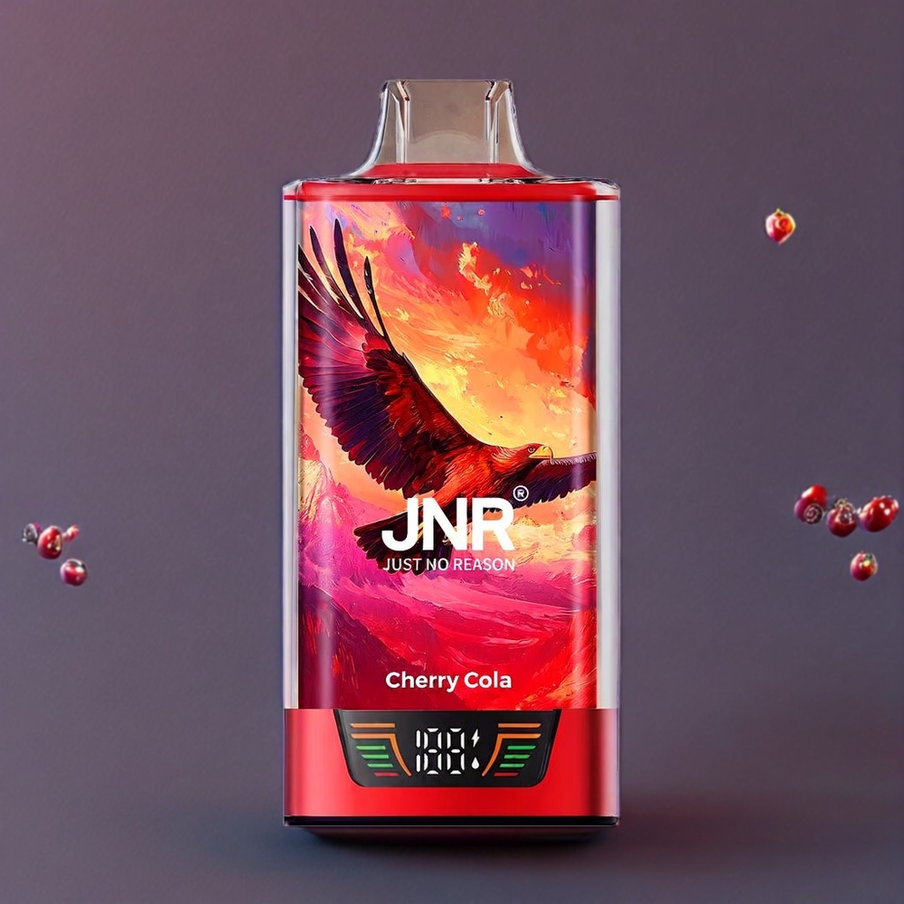 JNR Falcon Pro 28000 France Grossiste - 30ml ﾨﾦcran Intelligent Double Mesh Coil 950 mAh Cerise Cola