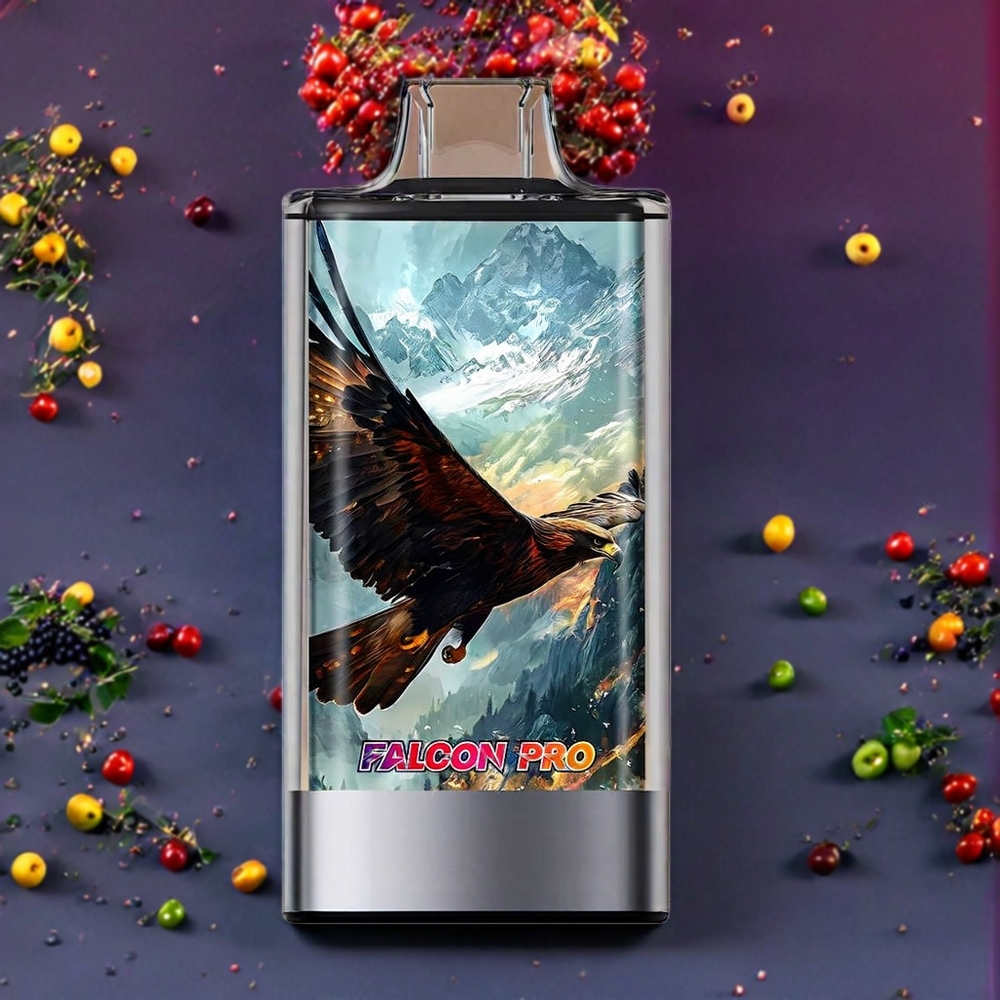 JNR Falcon Pro 28000 France grossiste - 28000 Puffs, 30ml E-liquide, ﾨﾦcran Intelligent, Double Mesh Coil, Batterie 950 mAh, Port Type-C et Baies Mixtes