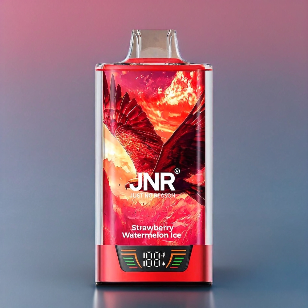 JNR Falcon Pro 28000 France grossiste - 30ml ﾨﾦcran Intelligent Double Mesh Coil - Fraise Pastﾨﾨque Glacﾨﾦe