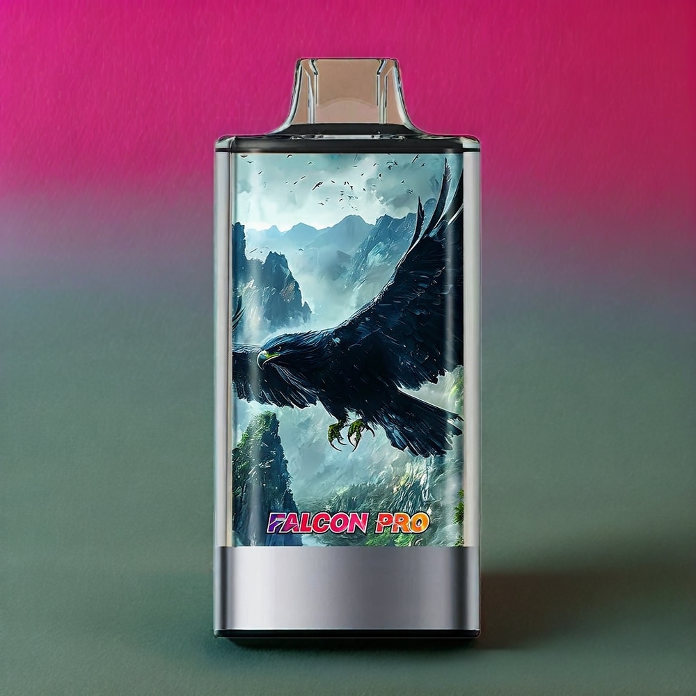 JNR Falcon Pro 28000 France grossiste - ﾨﾦcran Intelligent, Double Mesh Coil, 30ml E-liquide, Pastﾨﾨque Bubblegum