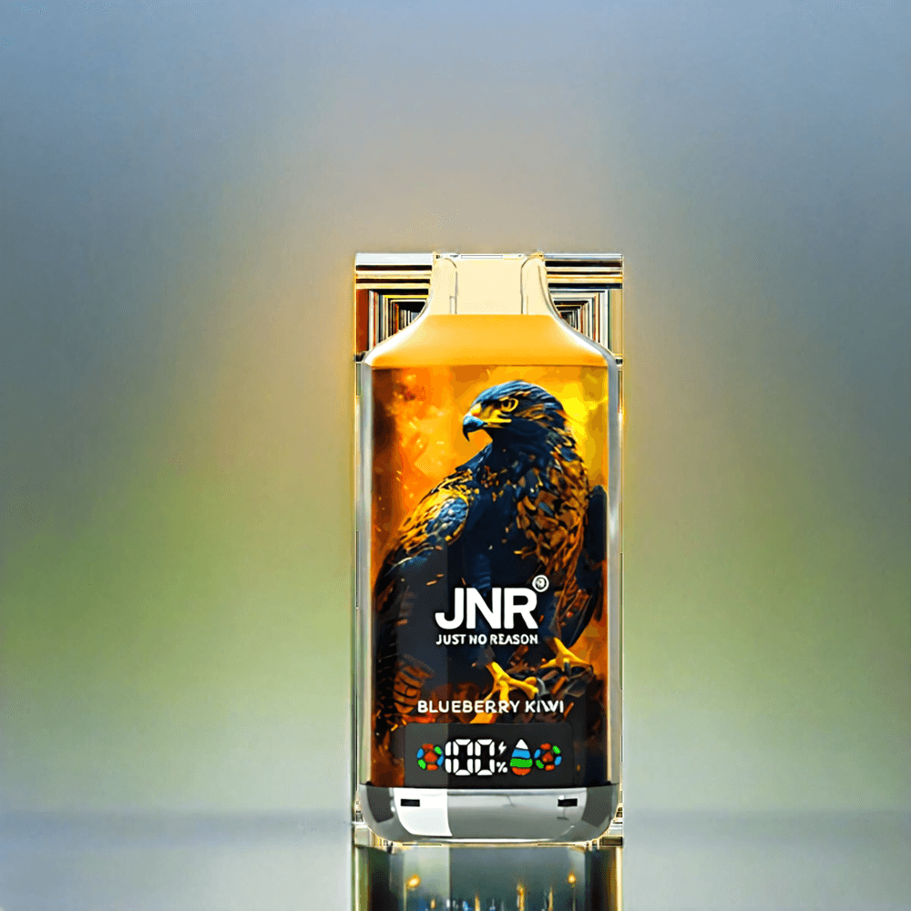 Jnr Falcon X 18000 Puffs France Grosiste 24ml Double Mesh Coil Type-C Myrtille Kiwi Bleu