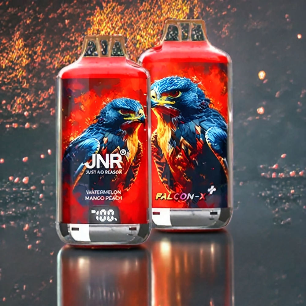 JNR Falcon X? 28000 France grossiste - Niveaux de E-Liquide Visibles, Rechargeable, 1.2ﾦﾸ Double Mesh Prﾨﾦ-primﾨﾦ, Pastﾨﾨque Mangue Pﾨﾺche