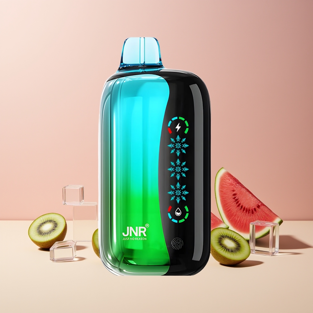 JNR Flex Ice 21000 Puffs France Grossiste – Glace Ajustable, Écran Tactile, Kiwi Pastèque Glacée