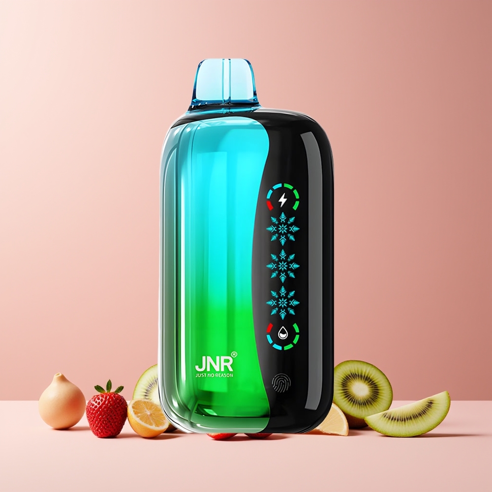 JNR Flex Ice 21000 Puffs France Grossiste – Glace Réglable, Écran Tactile, 26ml E-liquide, Fraise Kiwi