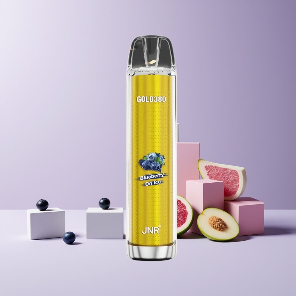 JNR Glod380 6000 Puffs France Grossiste - 6000 Bouffées, Batterie 1500mAh, 13ml de E-Liquide, Myrtille Glacée