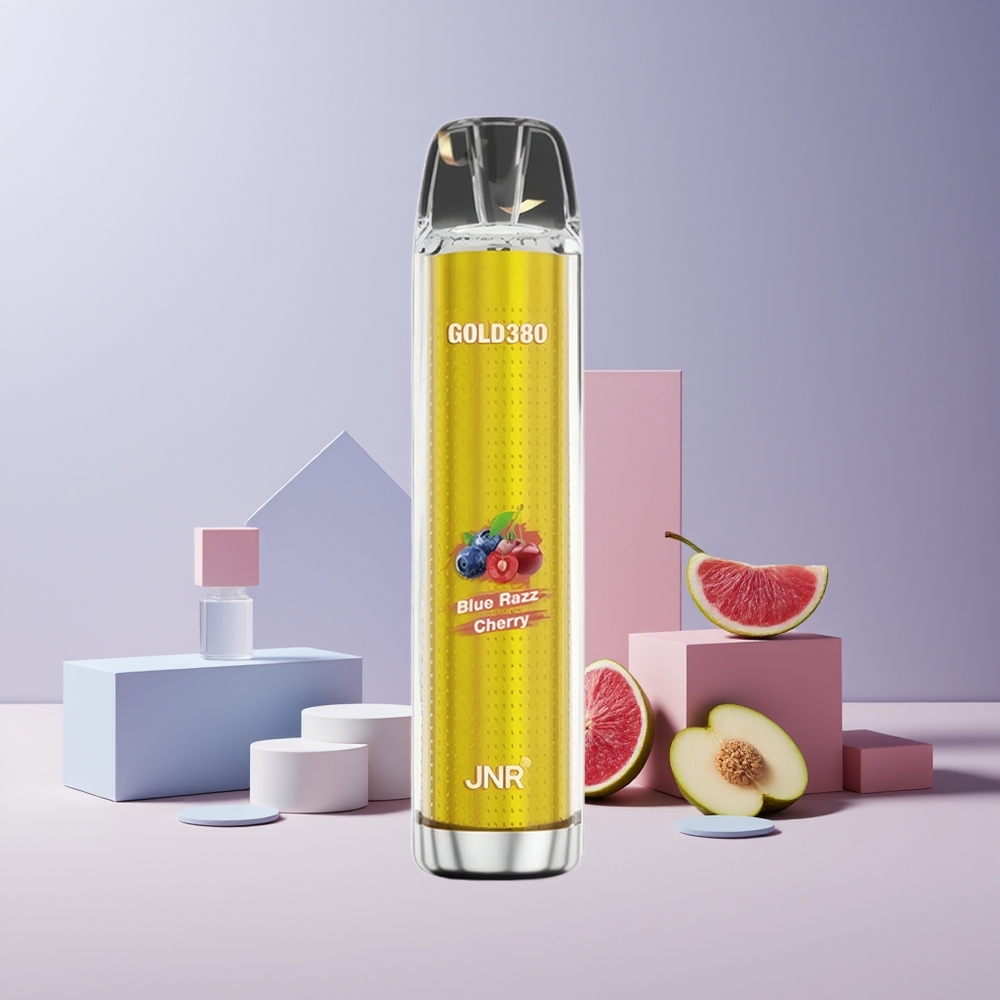 JNR Glod380 6000 Puffs France grossiste - 1500mAh, 13ml, 0%/2%/5% Nicotine, Bleu Framboise Cerise (Blue Razz Cherry)