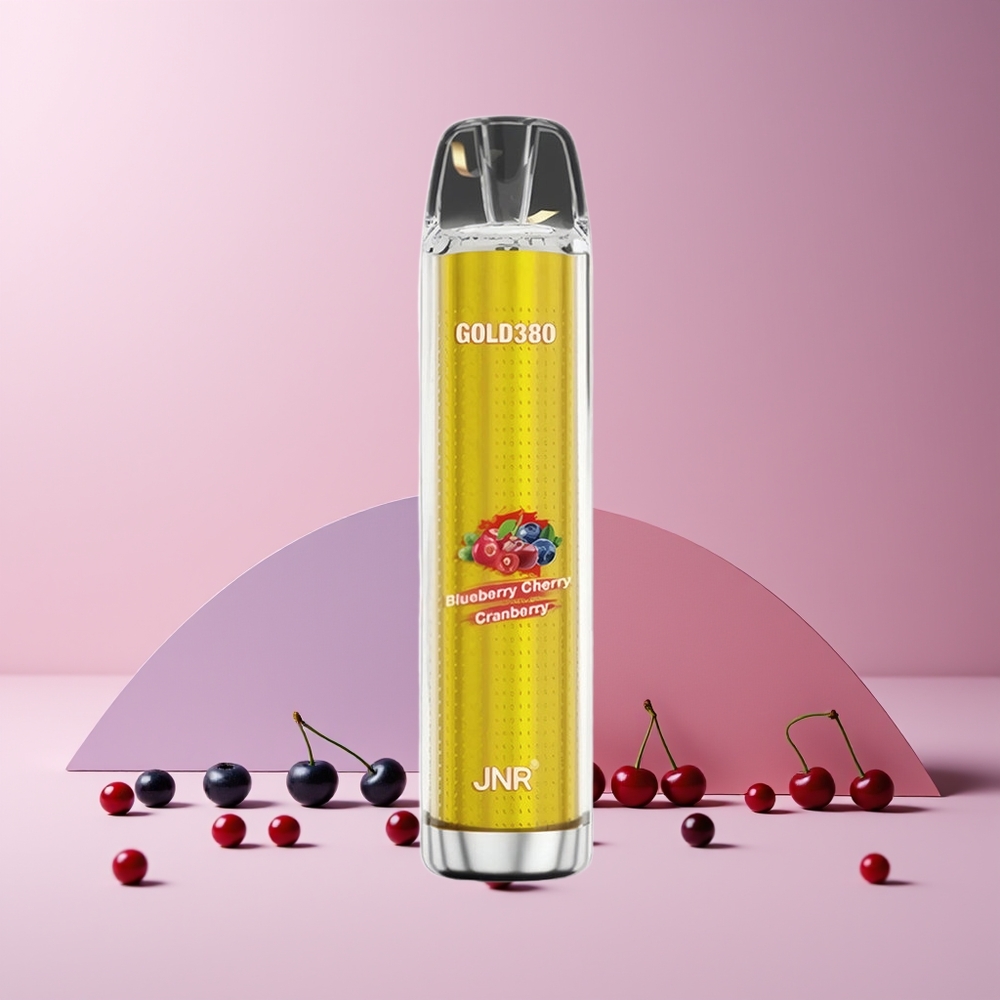 JNR Glod380 6000 Puffs France grossiste - 1500mAh 1.0ohm - Myrtille Cerise Canneberge