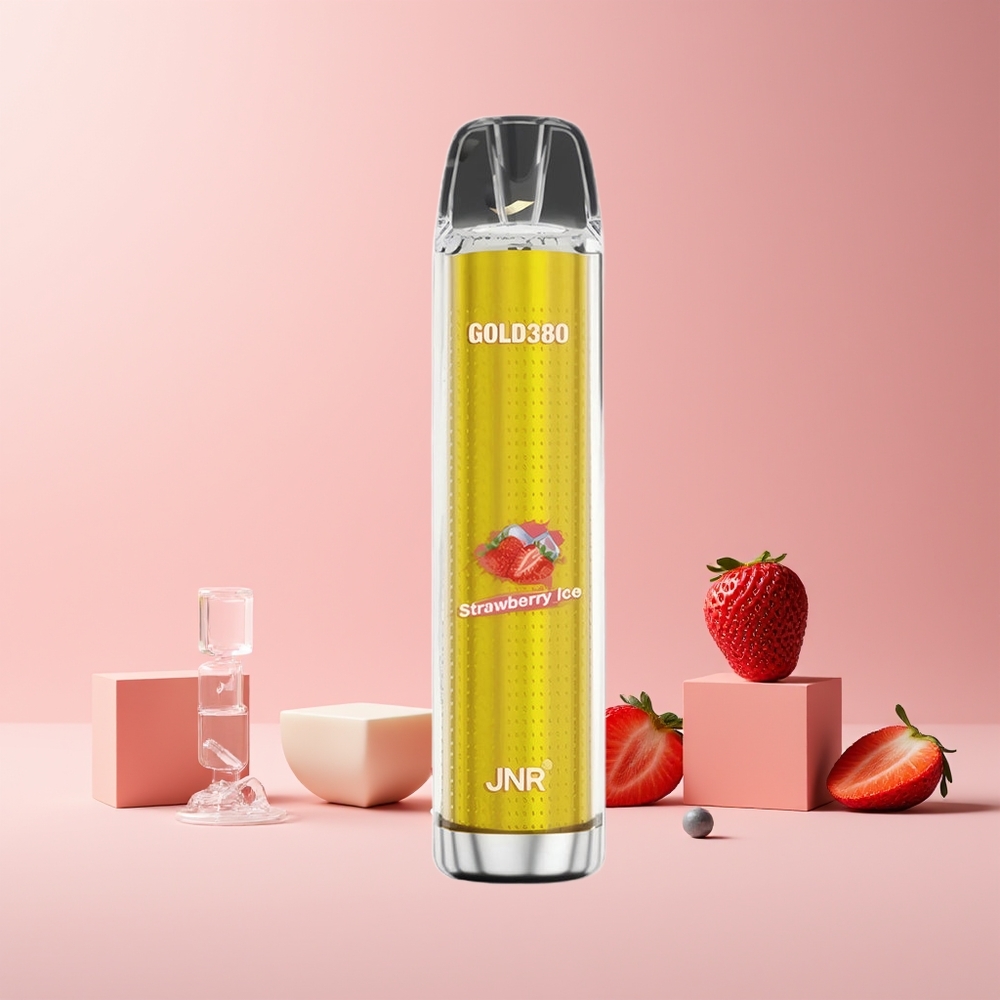 JNR Glod380 6000 Puffs France grossiste - Fraise Glacée - 13ml - 1500mAh - 1.0ohm Mesh Coil