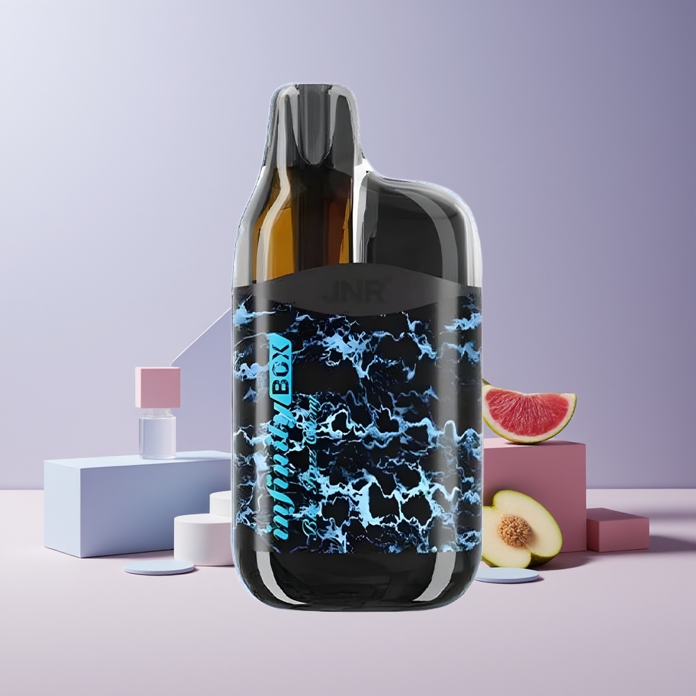 JNR Infinity Box 10700 Puffs France Grossiste - Disposable Vape 2200mAh 15ml Sans Recharge - Bleu Framboise Cerise