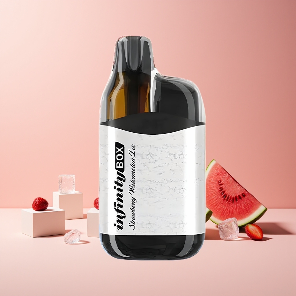 JNR Infinity Box 10700 Puffs France Grossiste - E-liquide 15ml, Batterie 2200mAh, 2% Nicotine, Fraise Pastèque Glacée
