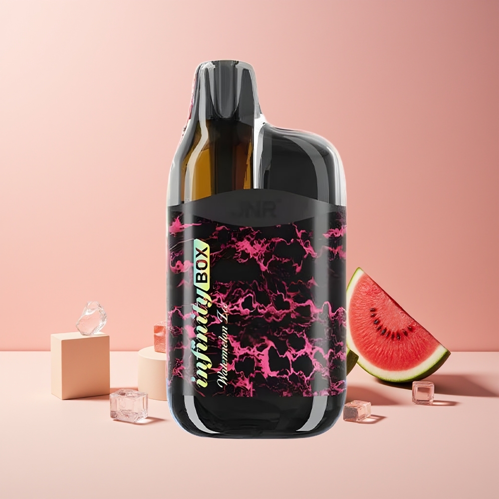 JNR Infinity Box 10700 Puffs France grossiste - E-liquide 15ml, Batterie 2200mAh, Glace à la Pastèque