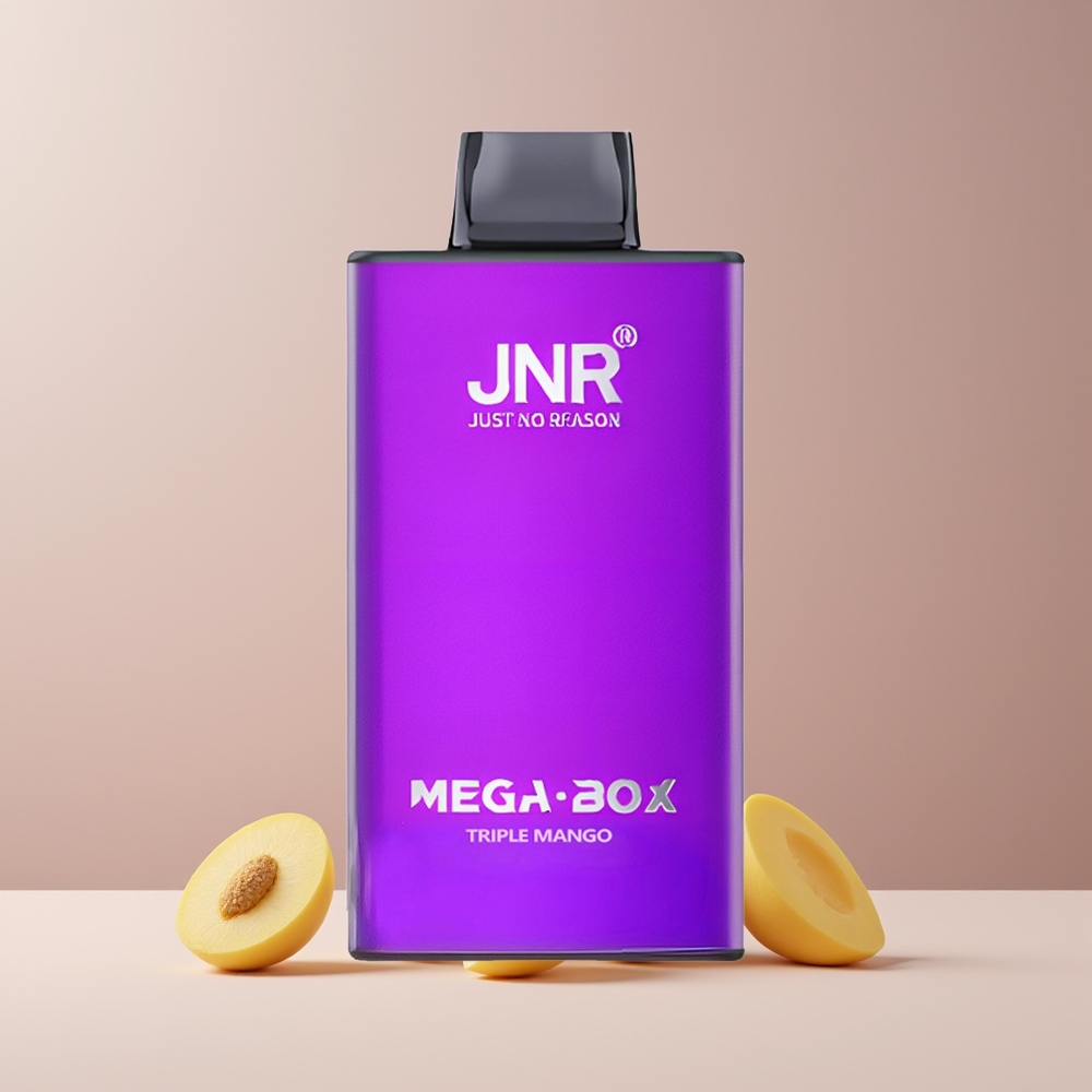 JNR Mega Box 25000 Puffs France Grossiste - Triple Mangue, 30ml, Double Mesh, Charge Rapide Type-C