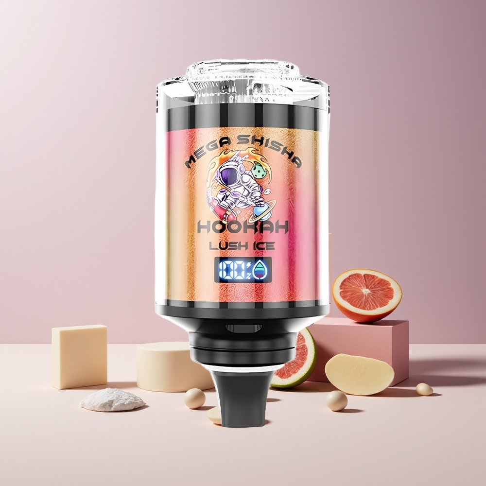 JNR Mega Shisha Hookah 100K France Grossiste Compatibilité Bureau 2200mAh Glace Luxuriante