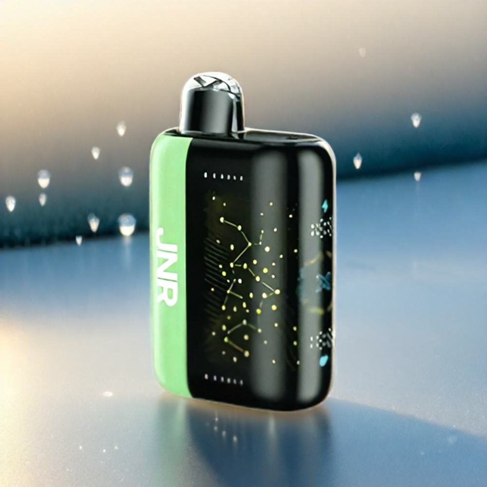 JNR Plus-X 26000 Puffs France Grosiste - 850 mAh, Type-C, Mesh double, pomme glacée