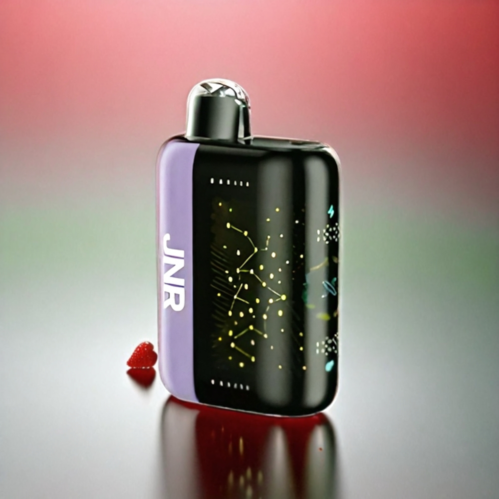 JNR Plus-X 26000 Puffs France Grosiste - Cérise Fulse Framboise, 28 ml, bobine à double mailles, charge Rapide Type-C