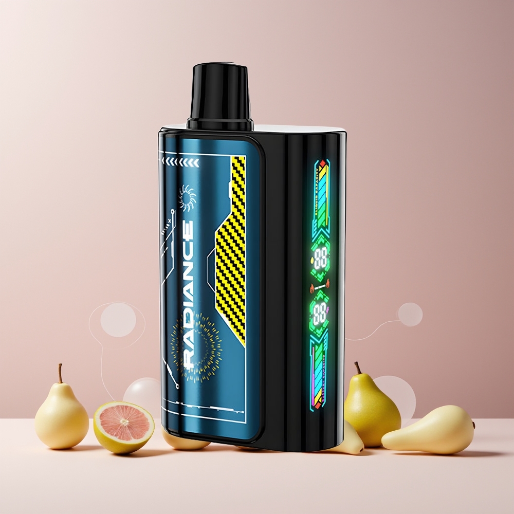JNR Radiance 31000 Puffs France Grossiste - Écran Animé Intelligent, Double Mesh Coil, Batterie Rechargeable 950 mAh