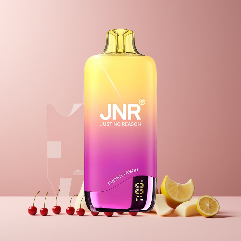 JNR Rainbow 10500 Puffs Disposable Vape France grossiste - Cerise Citron, 600mAh, 18ml, 0.8ohm Mesh Coil
