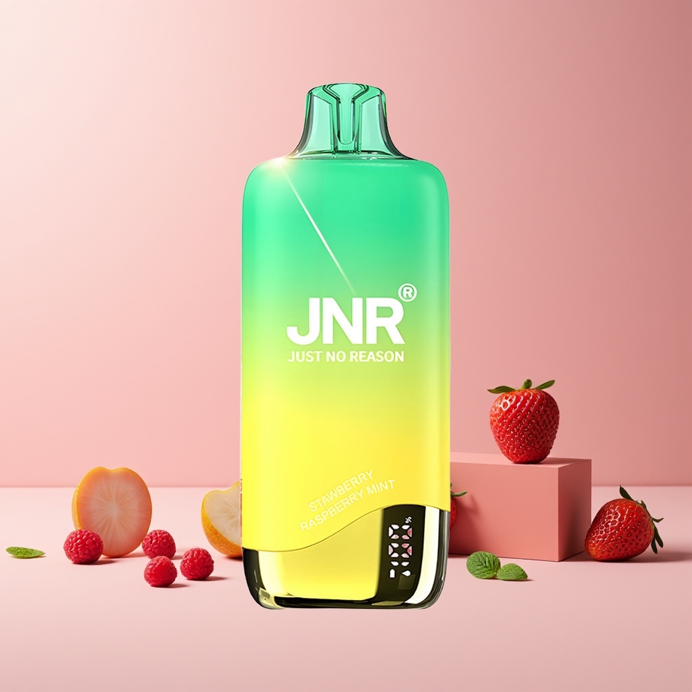 JNR Rainbow 10500 Puffs France grossiste - Batterie 600mAh, Réservoir 18ml, Charge USB Type-C, Fraise Framboise Menthe