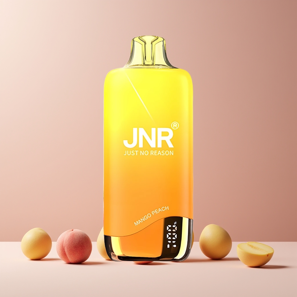 JNR Rainbow 10500 Puffs France grossiste Disposable Vape avec Batterie 600mAh et Réservoir 18ml - Mangue Pêche